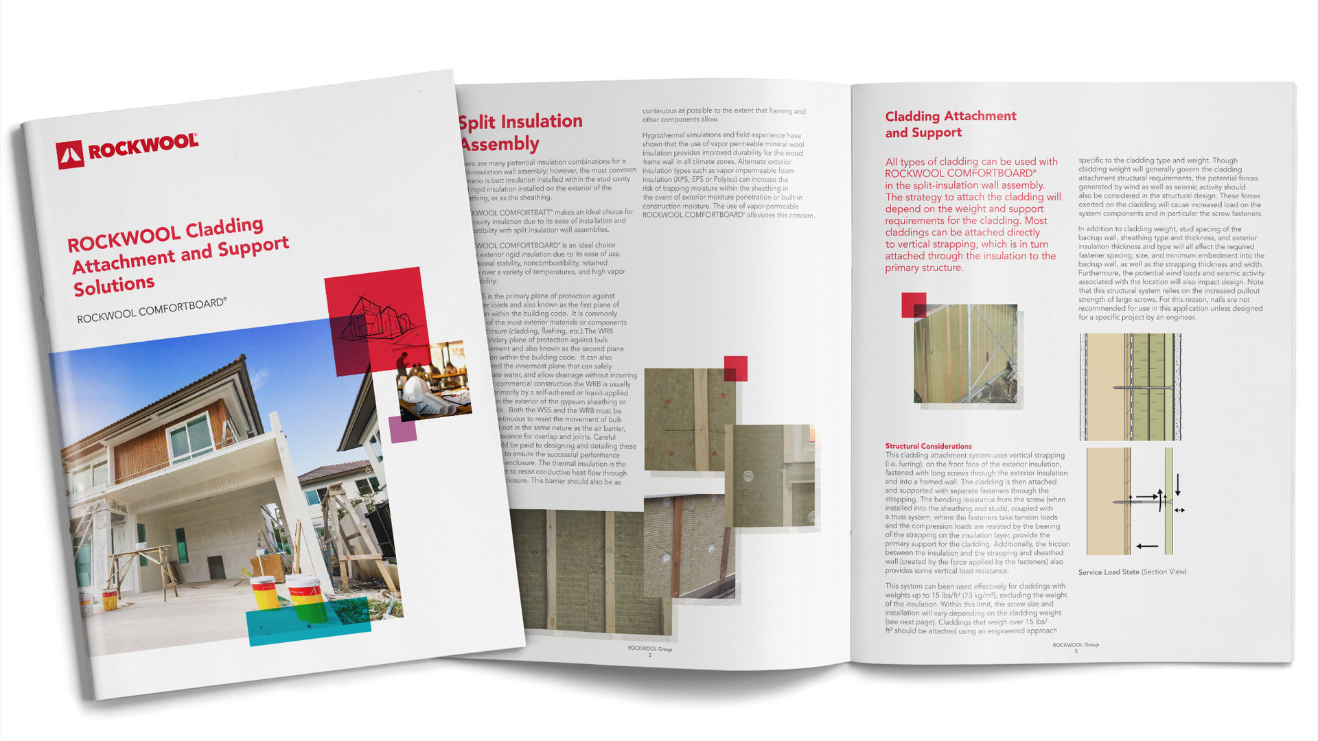 ROCKWOOL Cladding Attachment and Support Solutions. Guide associated with fasten through applications featuring ROCKWOOL Comfortboard 80