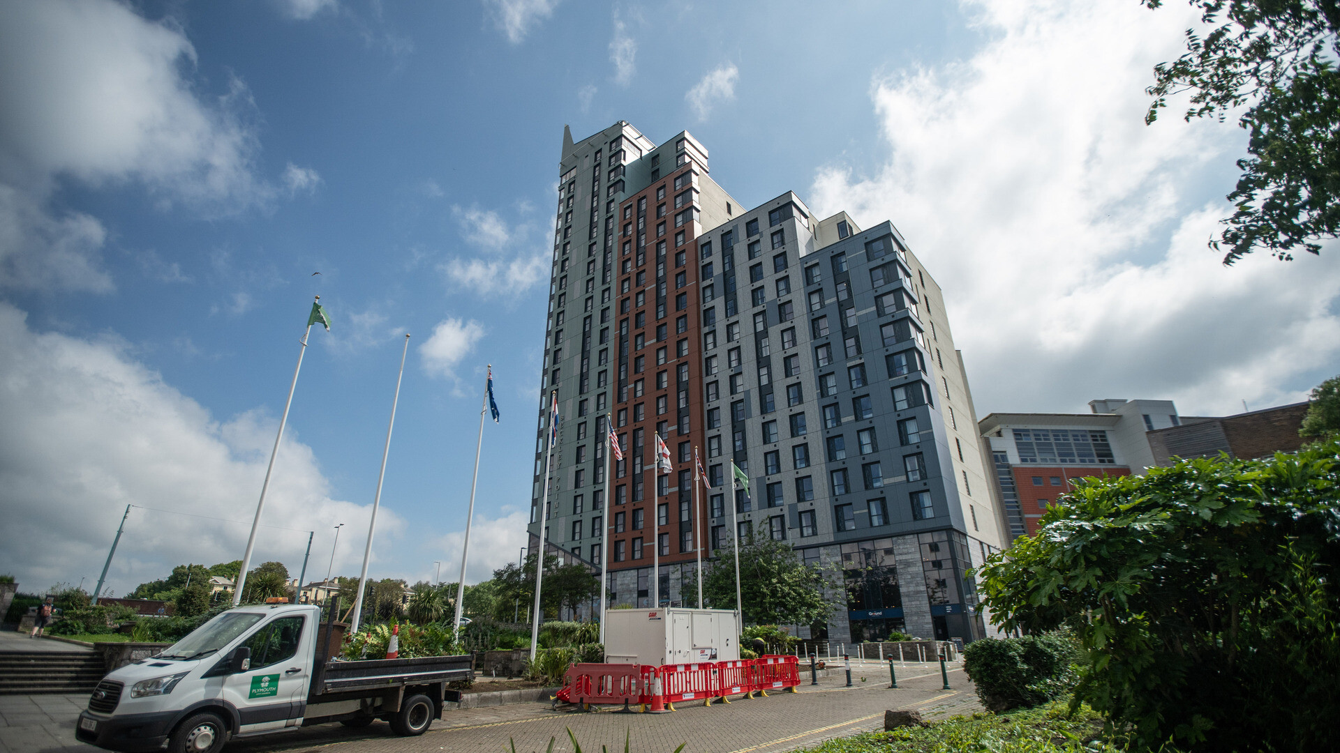 Beckley Point in Plymouth UK, ROCKWOOL UK case study, facade insulation, fire resilience case study, tall building, scryscraper